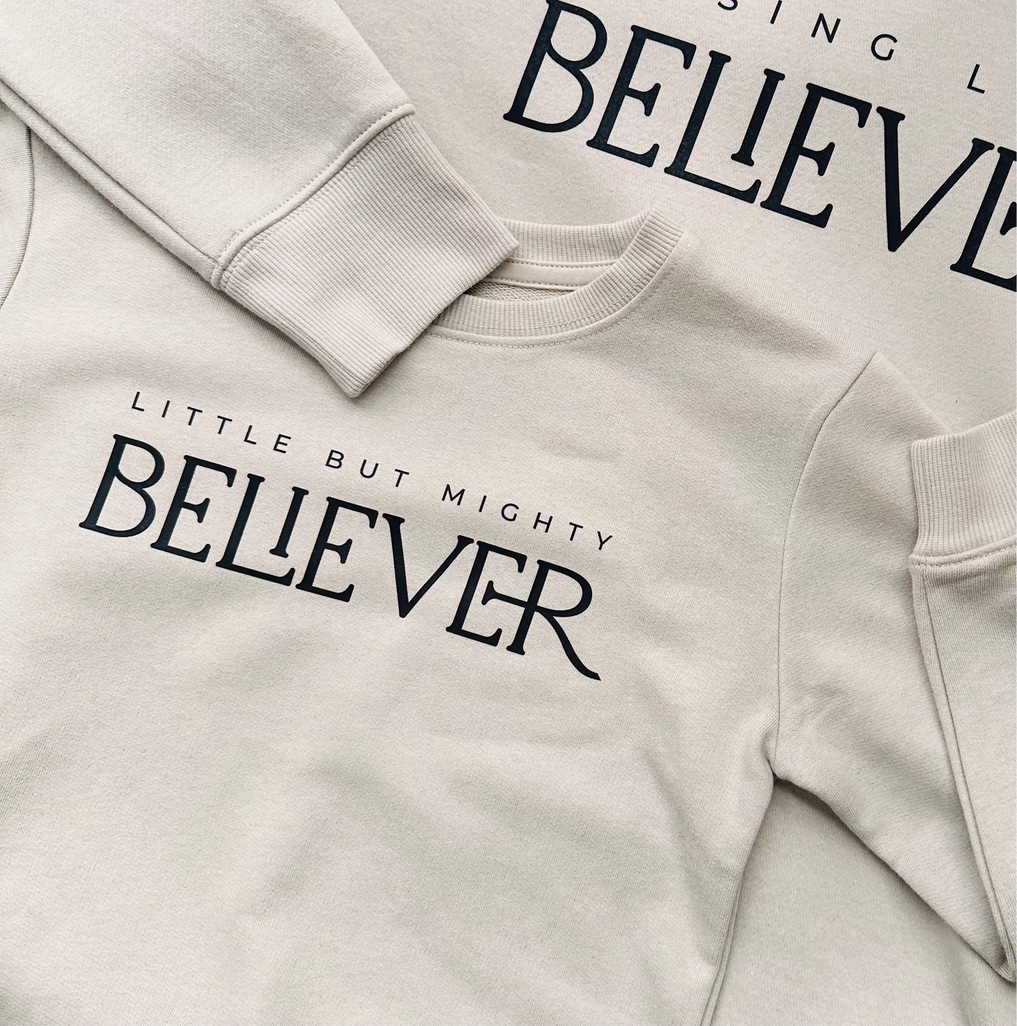 Kids Believer Crew - Sand