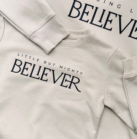 Kids Believer Crew - Sand
