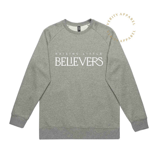UNISEX Raising Little Believers Adult Crew