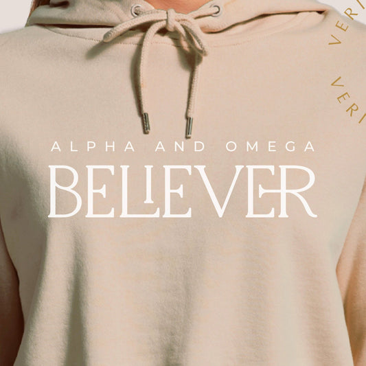 Believer Women's Crop Hood
