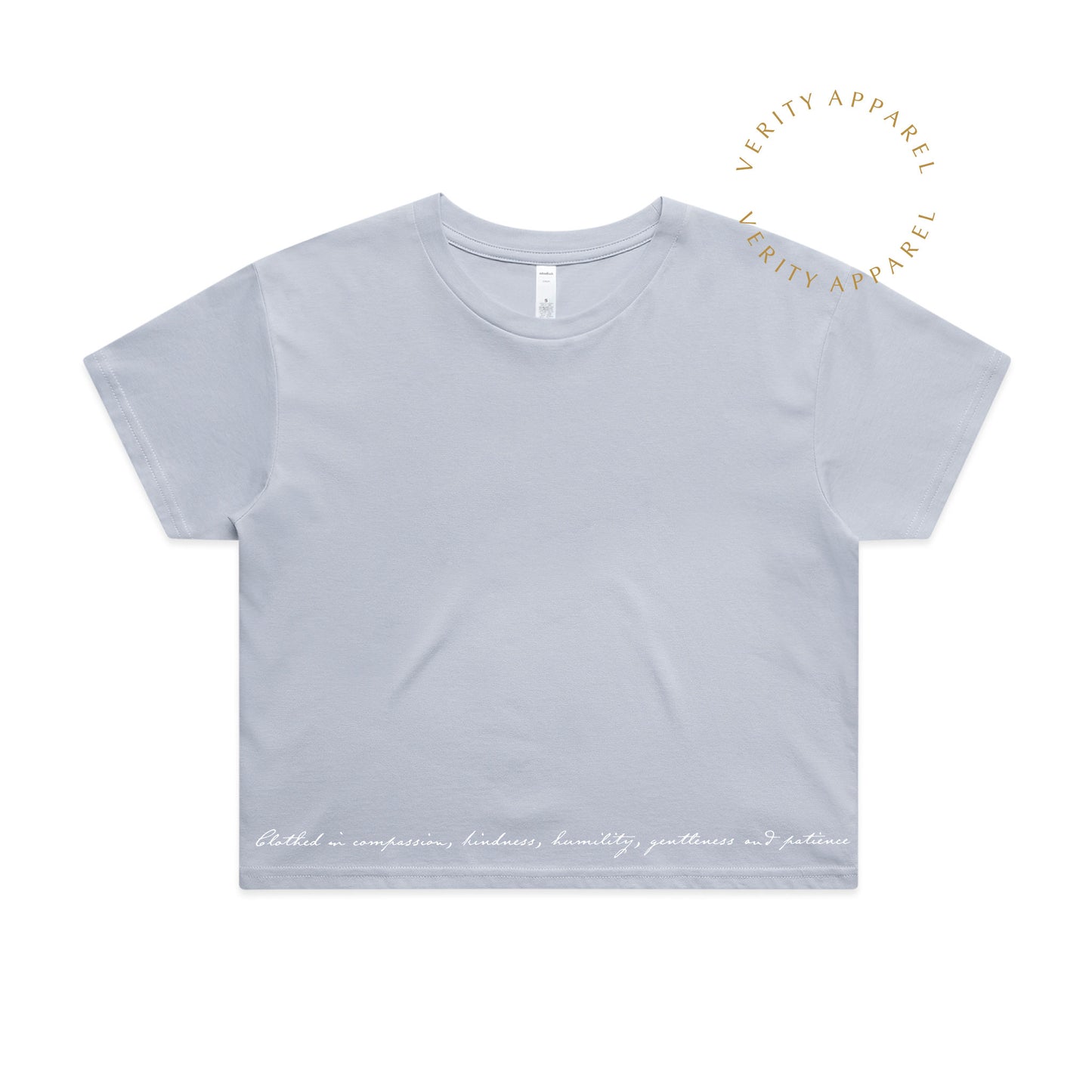 Colossians 3:12 Edge Women's Crop Tee