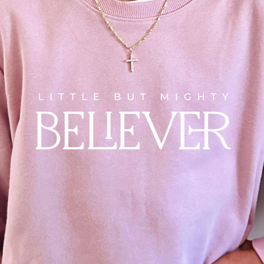 Girls Believer Crew - Blush