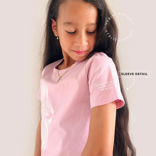 Girls 'Lion of Judah' Tee LIMITED EDITION BLUSH