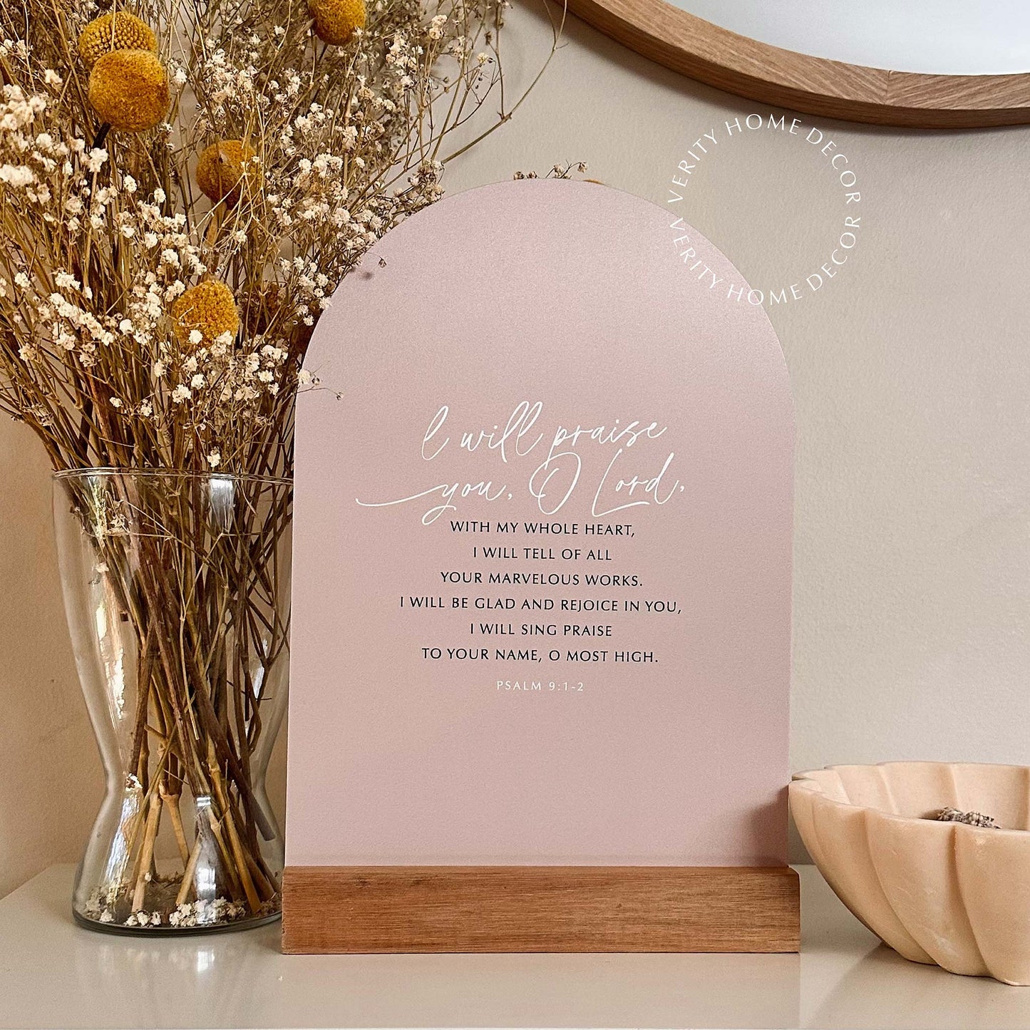 ‘Praise You' Medium Verse & Oak Stand