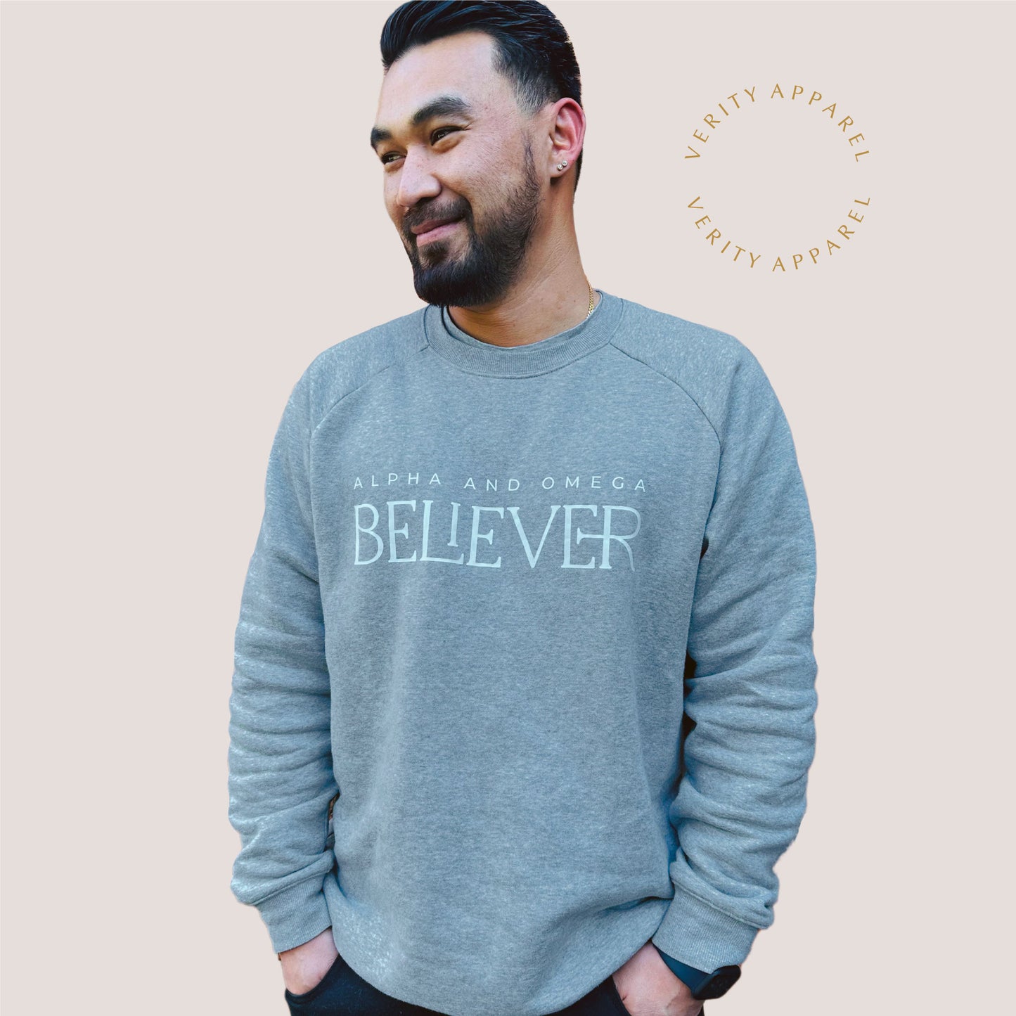 UNISEX Alpha & Omega Believer Adult Crew