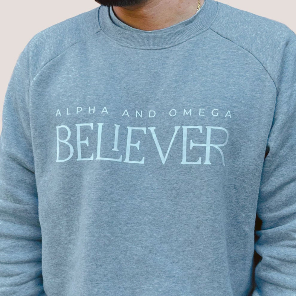 UNISEX Alpha & Omega Believer Adult Crew