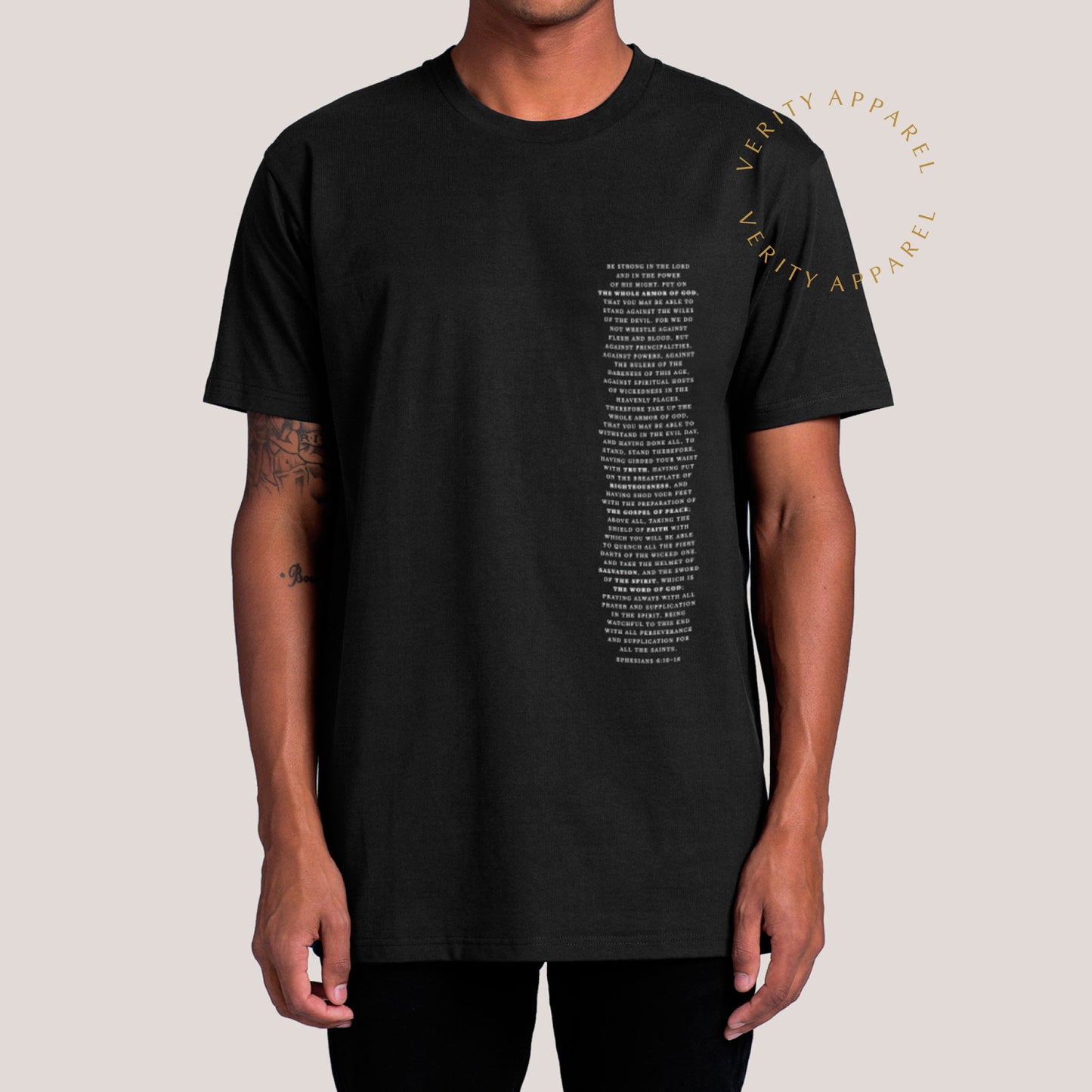 Armour of God Black Men's Tee