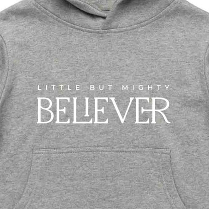 Kids Believer Hood - Grey