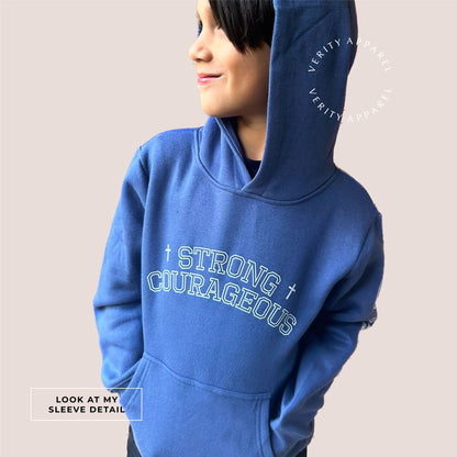 Kids Strong & Courageous Hood