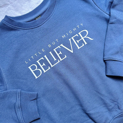Kids Believer Crew - Diesel Blue
