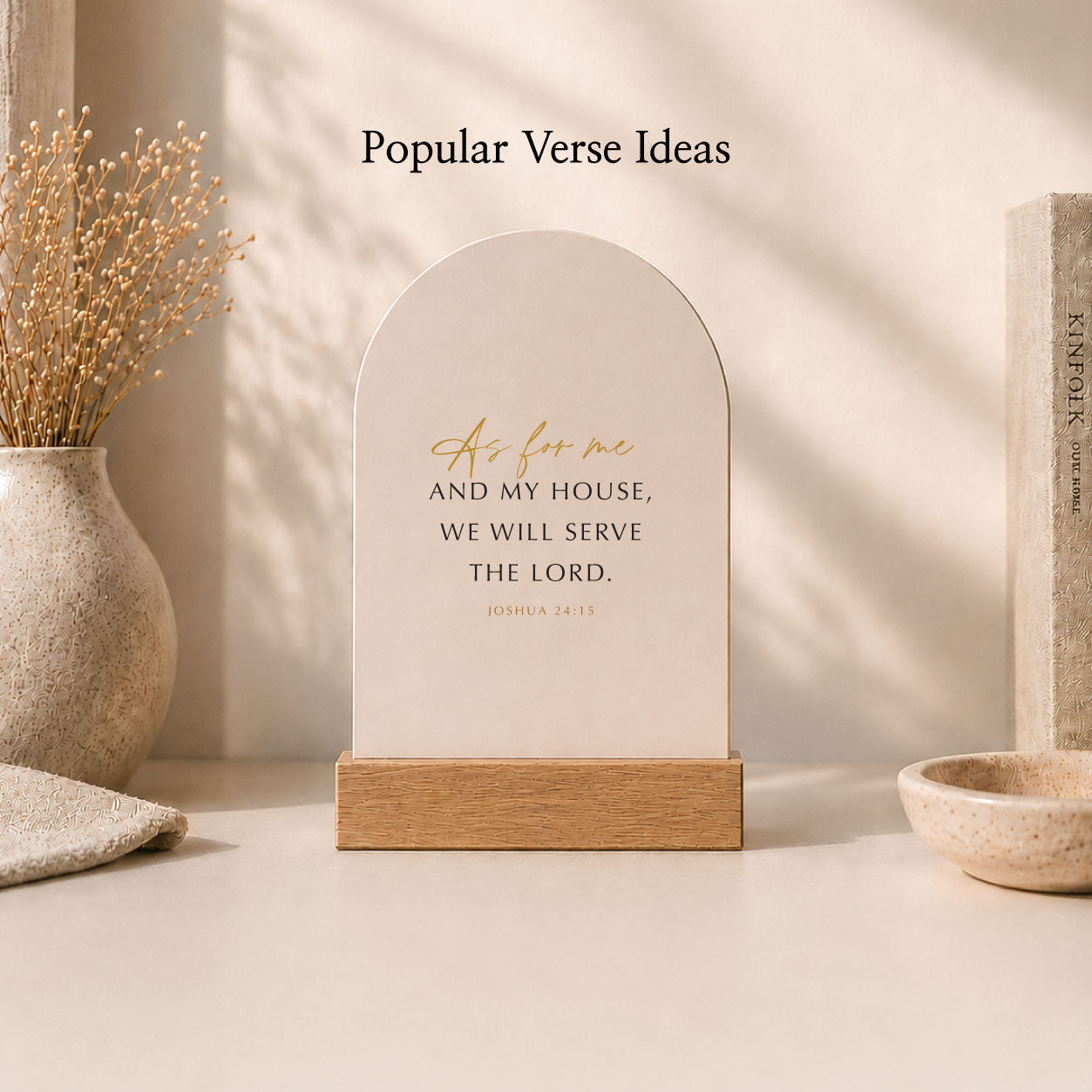 Custom Scripture Stand | Verse & Oak