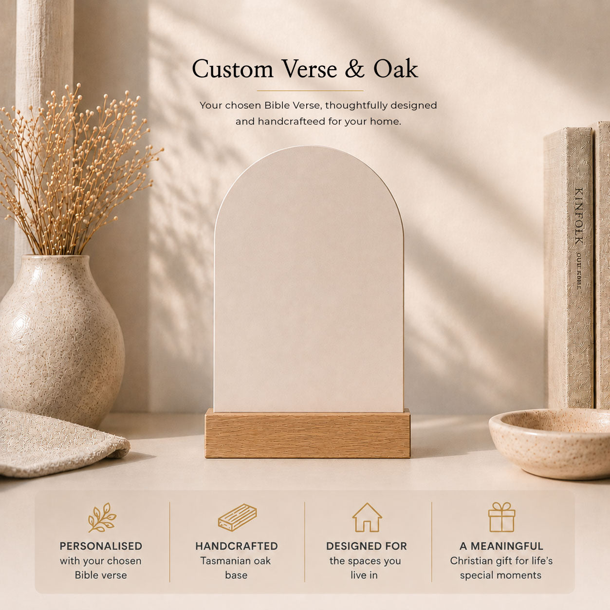 Custom Scripture Stand | Verse & Oak